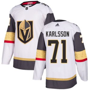 Herren Vegas Golden Knights Eishockey Trikot William Karlsson #71 Authentic Weiß Auswärts